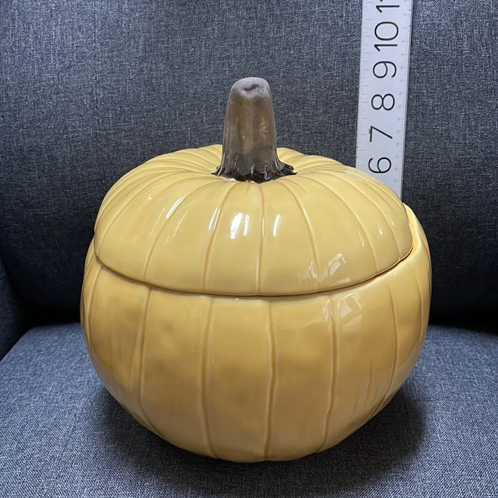 Crate & Barrel Harvest Pumpkin Serving Tureen